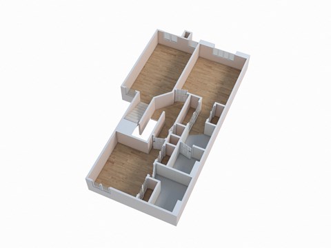 a floor plan of a small house
